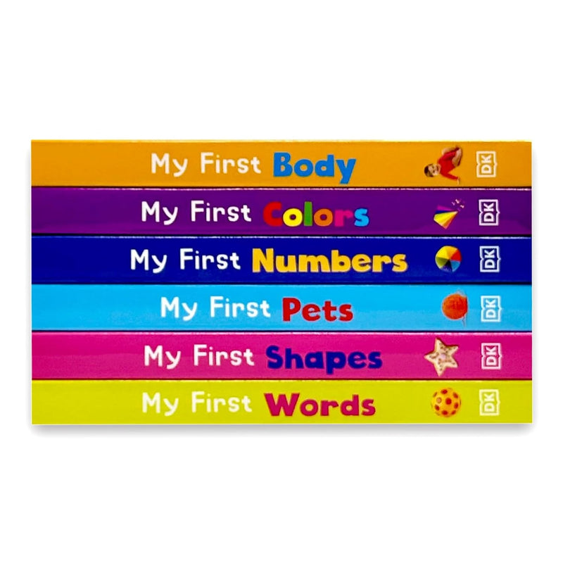 DK: My First Learning Library 6 Books Collection Box Set - Ages 0-5 - Board Book