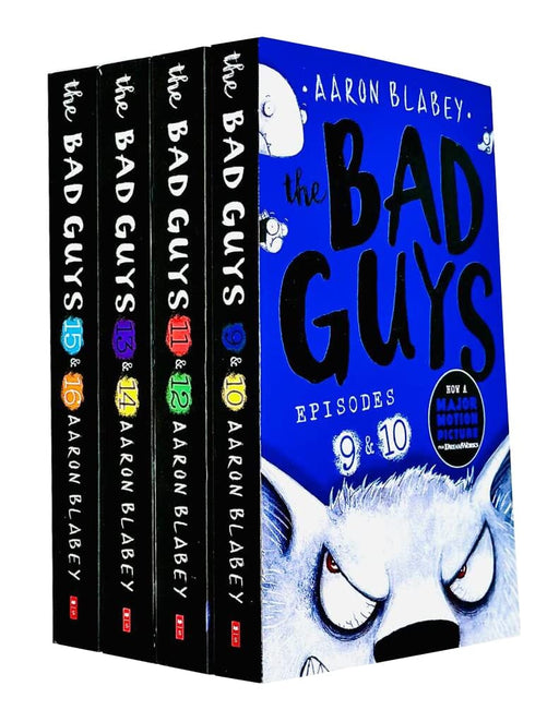 The Bad Guys Episodes 9-16 By Aaron Blabey 4 Books Collection Set - Ages 7-9 - Paperback 7-9 Scholastic