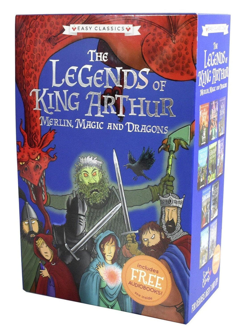 The Legends Of King Arthur Easy Classic 10 Books Box Set By Tracey Mayhew - Ages 7-9 - Paperback 7-9 Sweet Cherry Publishing