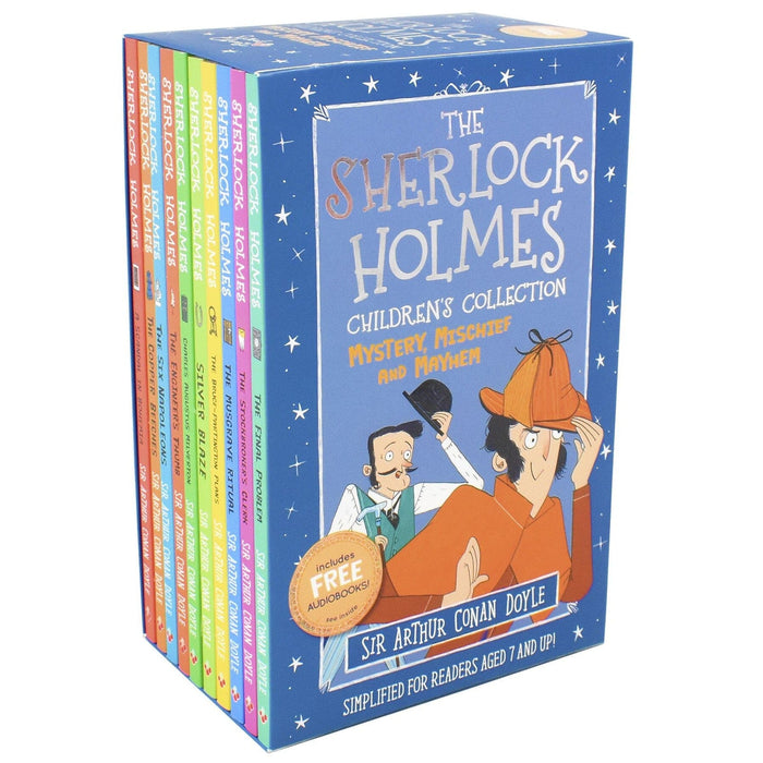 The Sherlock Holmes Children's Collection: Mystery, Mischief and Mayhem 10 Books (Series 2) by Sir Arthur Conan Doyle - Age 7-9 - Paperback 7-9 Sweet Cherry Publishing