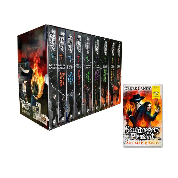 Skulduggery Pleasant By Derek Landy 10 Books Collection Box Set - Ages 9-12 - Paperback 9-14 HarperCollins Publishers