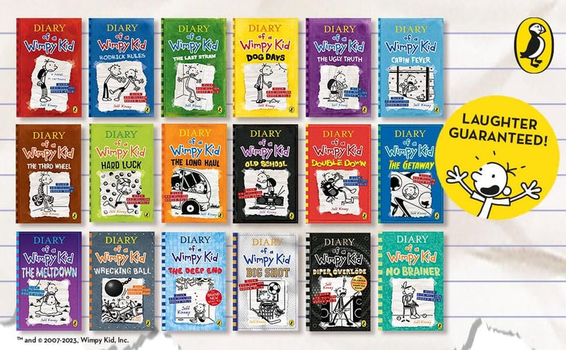 Diary of a Wimpy Kid by Jeff Kinney: 19 Books Collection Set - Ages 7-12 - Paperback B2D DEALS Penguin Random House