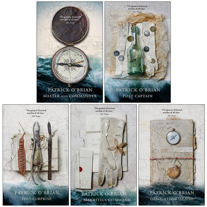 Aubrey-Maturin Series (Vol. 1-5) By Patrick O'Brian 5 Books Collection Set - Fiction - Paperback Fiction HarperCollins Publishers