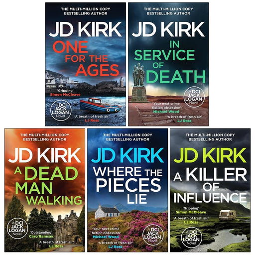 DCI Logan Crime Thrillers (Book 16-20) by JD Kirk 5 Books Collection Set - Fiction - Paperback Fiction Canelo