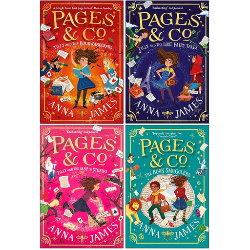 Pages & Co Series 4 Books Collection Set by Anna James - Age 9-14 - Paperback 9-14 HarperCollins Publishers