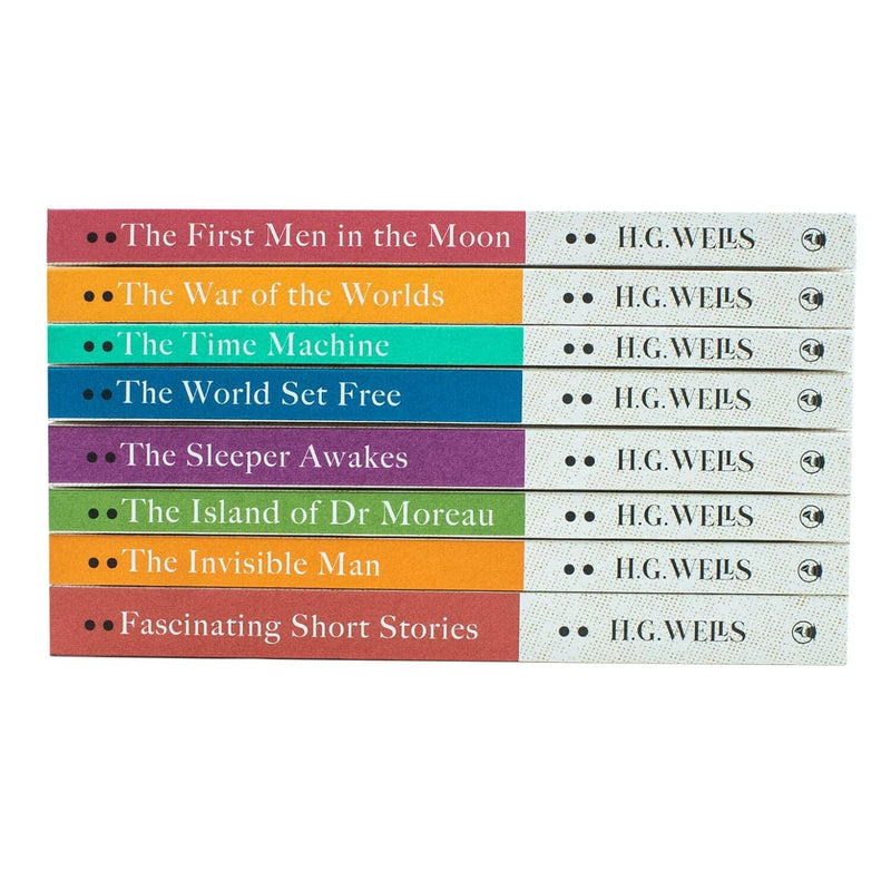 The Complete HG Wells 8 Books Collection Box Set - Fiction - Hardback Fiction Classic Editions