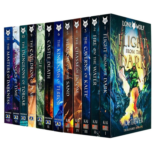 Lone Wolf Series by Joe Dever (Books 1-12) Collection 12 Books Set - Ages 9-16 - Paperback 9-14 Holmgard Press