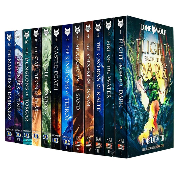 Lone Wolf Series by Joe Dever (Books 1-12) Collection 12 Books Set