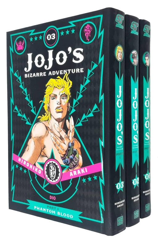 JoJo’s Bizarre Adventure: Part 1 - Phantom Blood (Vol. 1-3) by Hirohiko Araki 3 Books Collection Set - Fiction - Hardback Fiction Viz Media, Subs. of Shogakukan Inc