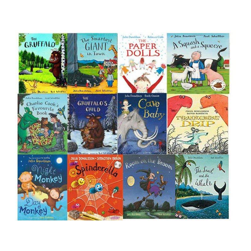 Julia Donaldson Story Collection 12 Picture Books Set - Age 5-7 - Paperback 5-7 HarperCollins Publishers