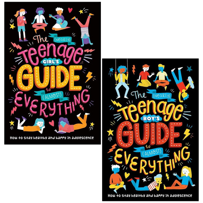The Nearly Teenage Boy's & Girls Guide to Almost Everything By Dr. Sharie Coombes 2 Books Collection Set - Ages 9-14 - Paperback 9-14 Igloo Books
