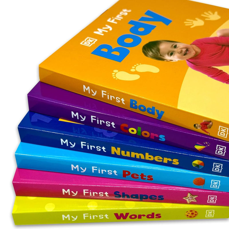DK: My First Learning Library 6 Books Collection Box Set - Ages 0-5 - Board Book