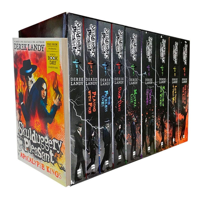 Skulduggery Pleasant By Derek Landy 10 Books Collection Box Set - Ages 9-12 - Paperback 9-14 HarperCollins Publishers
