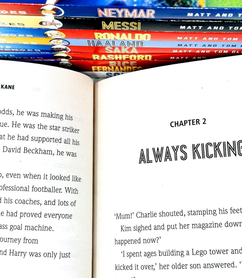 Ultimate Football Heroes Series 1 Collection 10 Books Set By Matt Oldfield, Tom Oldfield - Ages 7+ - Paperback 7-9 Bonnier Books Ltd