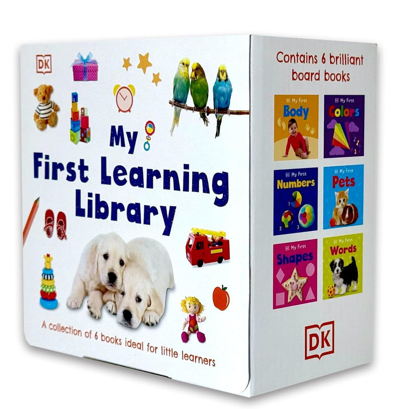 DK: My First Learning Library 6 Books Collection Box Set - Ages 0-5 - Board Book