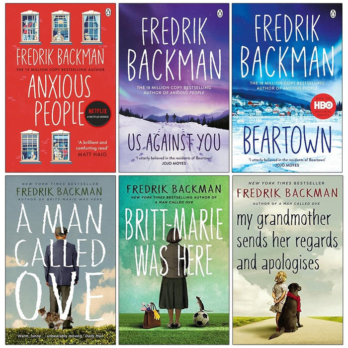 Fredrik Backman 6 Books Collection Set - Fiction - Paperback Fiction Penguin Books Ltd