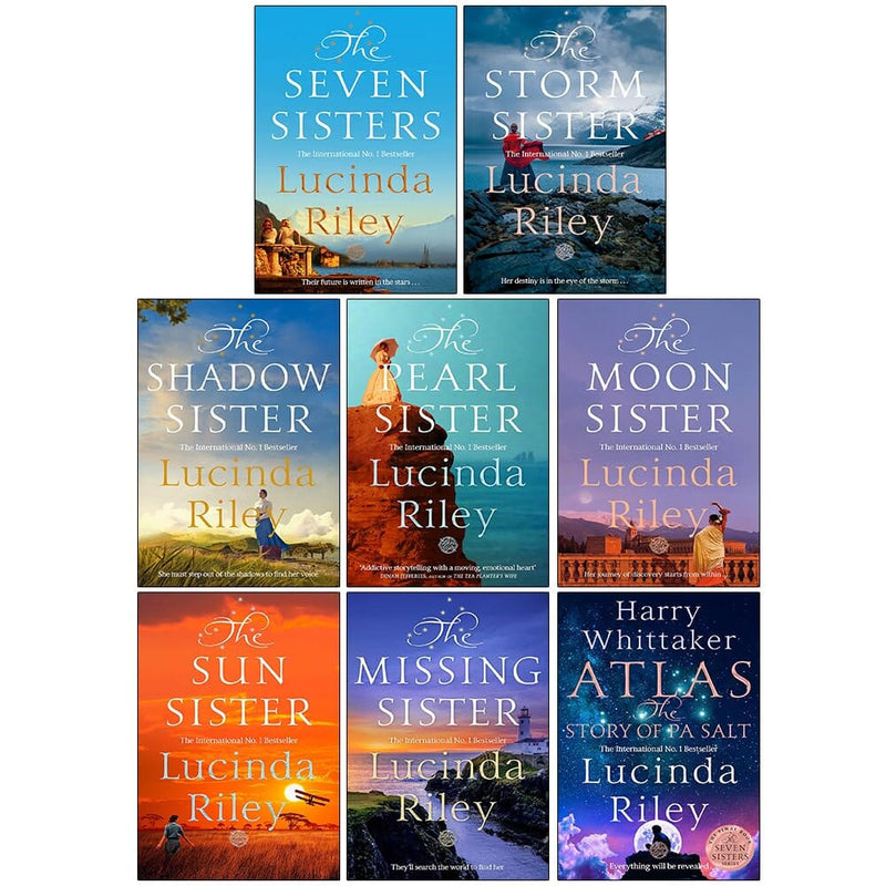 The Seven Sisters Series (Book 1-8) by Lucinda Riley 8 Books Collection Set - Fiction - Paperback Fiction Pan Macmillan