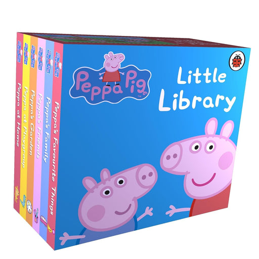 Peppa Pig: Little Library 6 Books Collection Set - Ages 1+ - Board Book Books2Door
