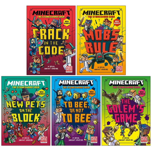 Minecraft Stonesword Saga Series by Nick Eliopulos 5 Books Collection Set - Ages 7-10 - Paperback 7-9 Farshore