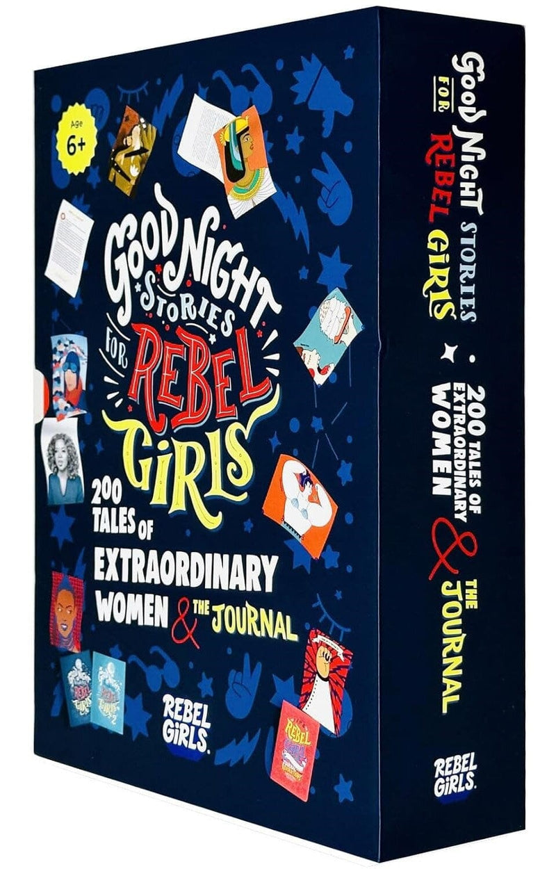 Good Night Stories for Rebel Girls Collection (2 Books & Journal): 3 Books Box Set - Ages 6+ - Paperback 7-9 Rebel Girls Inc
