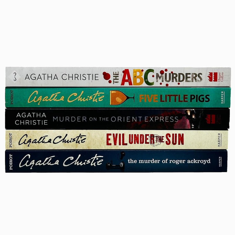 Hercule Poirot Series By Agatha Christie 5 Books Collection Set - Fiction - Paperback Fiction HarperCollins Publishers
