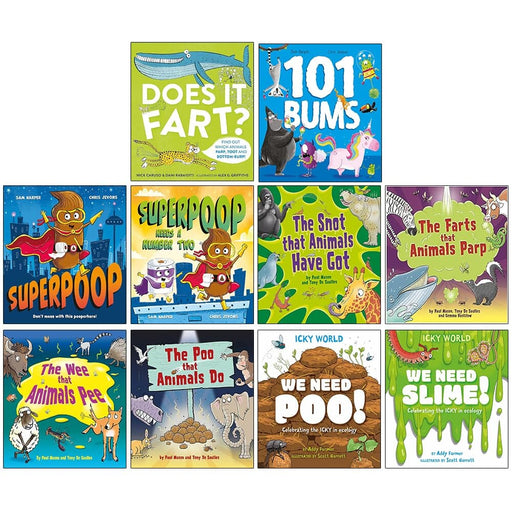 Superpoop 10 Picture Books Collection Set - Ages 5-8 - Paperback 7-9 Hachette