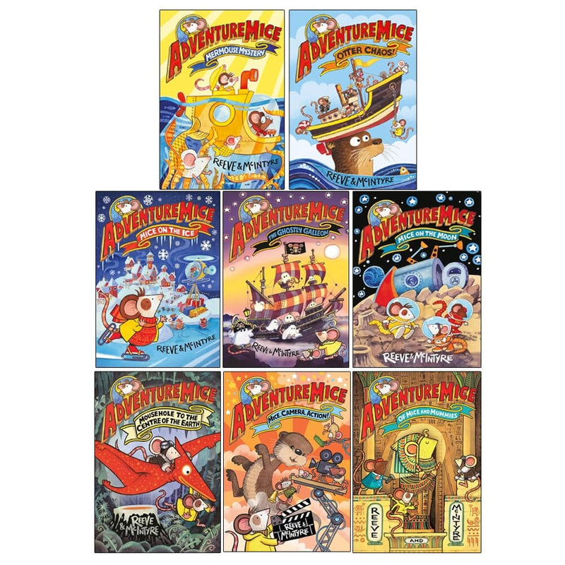 Adventuremice Series By Philip Reeve & Sarah McIntyre 8 Books Collection Set - Ages 5-7 - Paperback 5-7 David Fickling Books