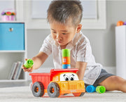 Learning Resources: Tony the Peg Stacker Dump Truck: 10 Pieces - Ages 18+ Months - Educational toy Books2Door