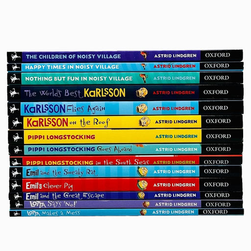 Astrid Lindgren 14 Books Collection Set - Ages 6-8 - Paperback 7-9 Oxford University Press