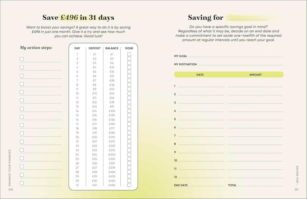 Your Financial Planner: Review, Plan & Reflect by Camilla Falkenberg, Emma Due Bitz & Anna-Sophie Hartvigsen - Non Fiction - Paperback Books2Door