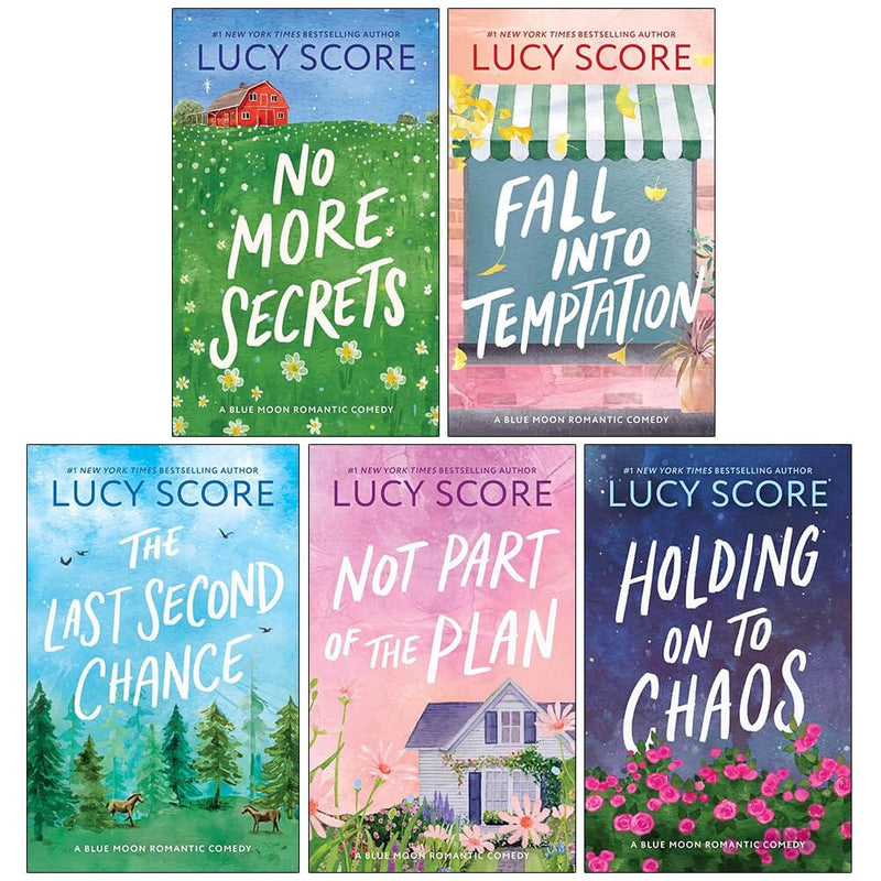 A Blue Moon Romantic Comedy Series by Lucy Score 5 Books Collection Set - Fiction - Paperback Fiction Bloom Books