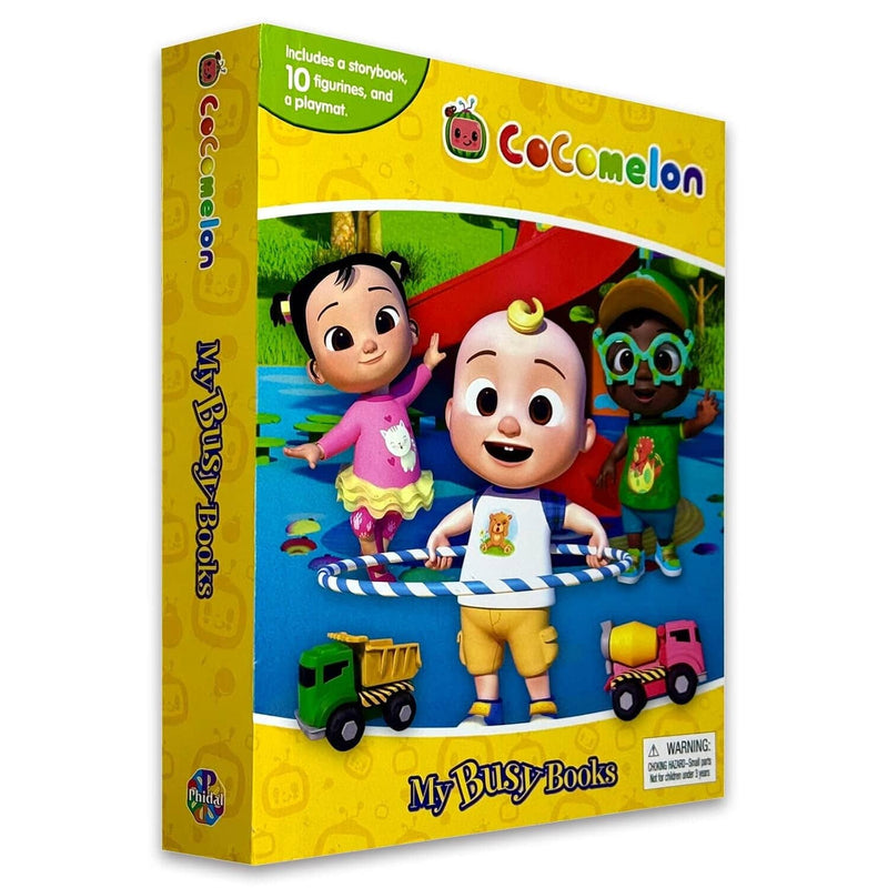 Cocomelon My Busy Books: Includes a storybook, 10 figurines and a playmat - Ages 3-5 - Hardback 3-5 Phidal Publishing