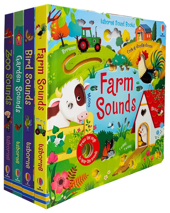 Usborne Sound Books By Sam Taplin 4 Books Collection Set (Series 2) - Ages 0-5 - Board Book 0-5 Usborne Publishing Ltd