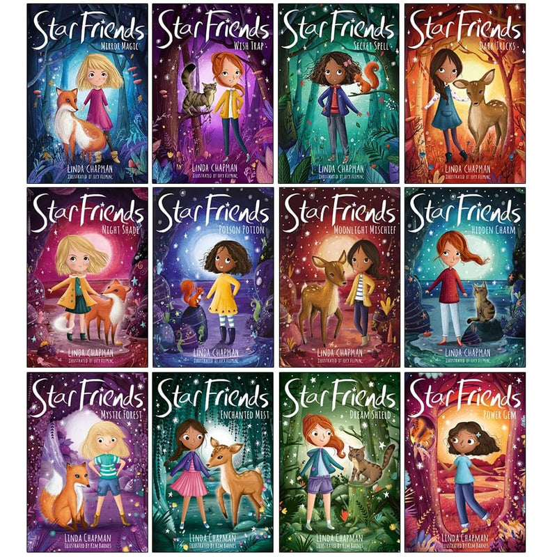 Star Friends Series by Linda Chapman 12 Books Collection Set - Ages 5+ - Paperback 7-9 Little Tiger Press Group