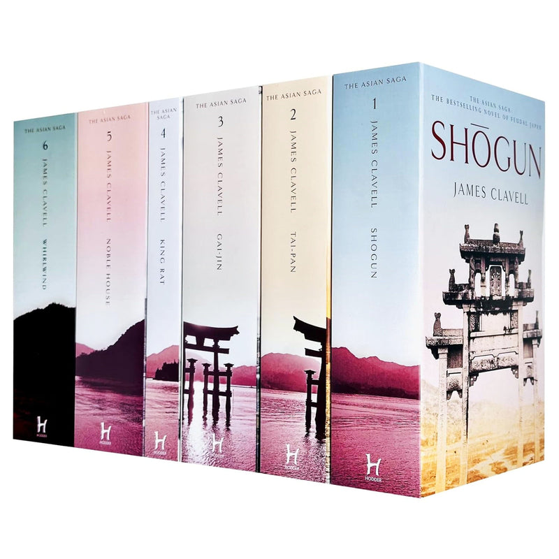 Shogun by James Clavell: The Asian Saga 6 Books Collection Set - Fiction - Paperback Fiction Hachette