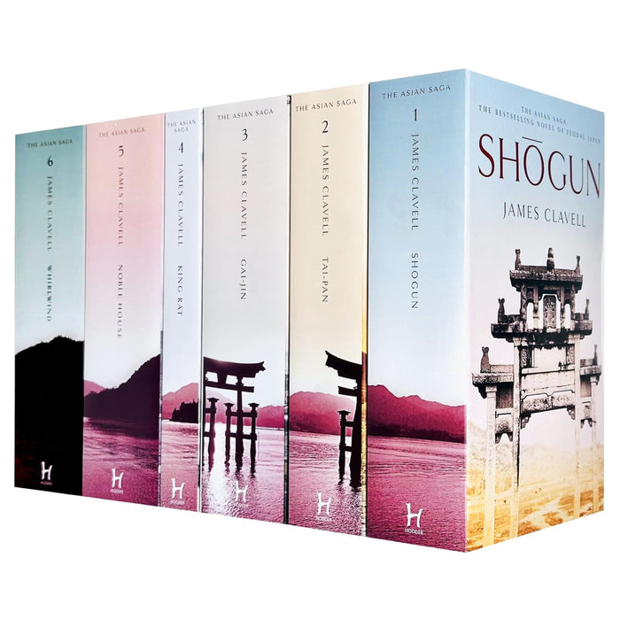 Shogun by James Clavell: The Asian Saga 6 Books Collection Set - Fiction - Paperback Fiction Hachette