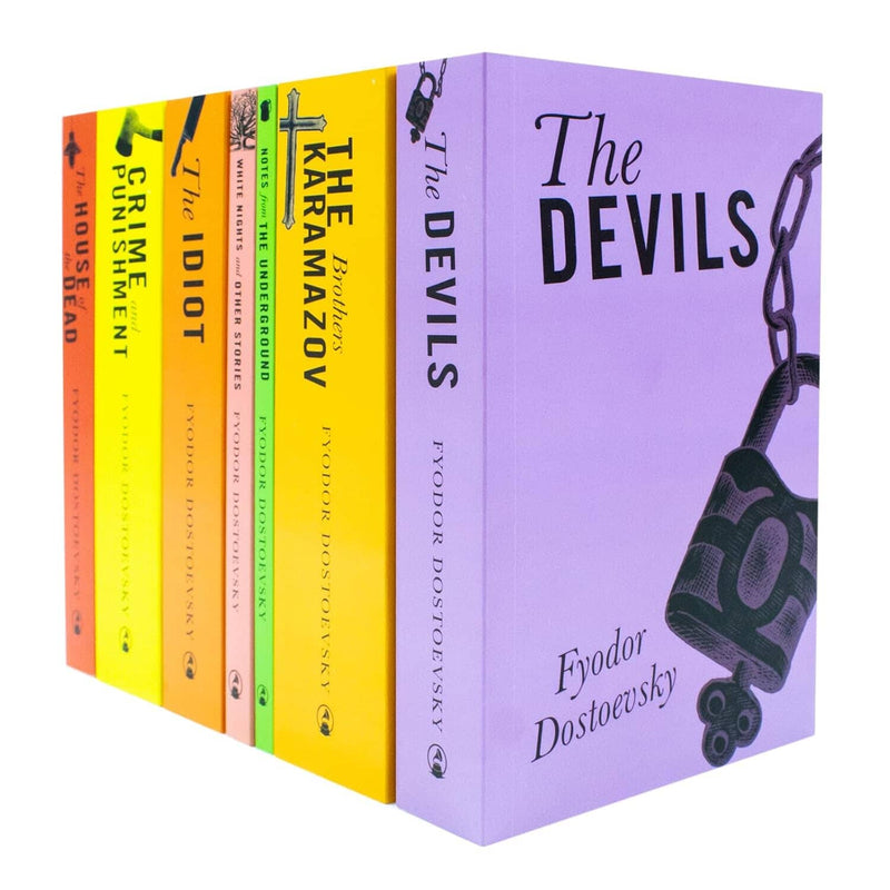 Selected Works of Fyodor Dostoevsky 7 Books Collection Box Set - Fiction - Paperback Fiction Classic Editions