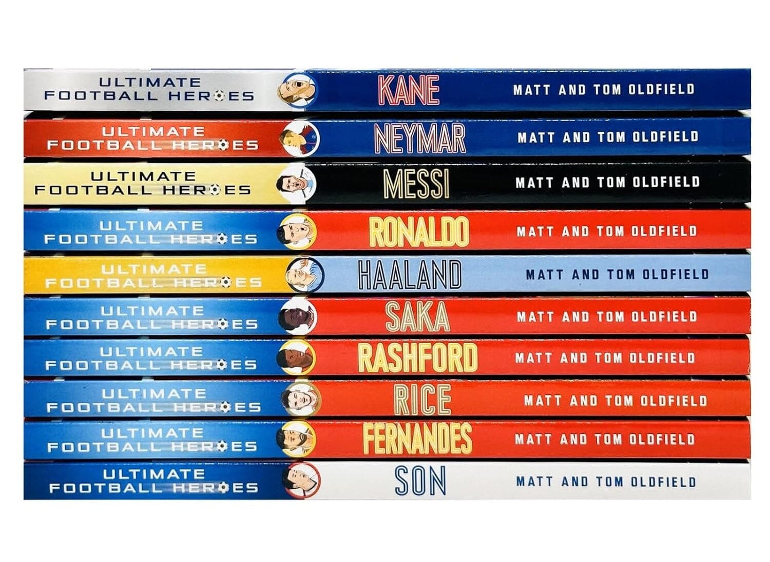 Ultimate Football Heroes Series 1 Collection 10 Books Set By Matt