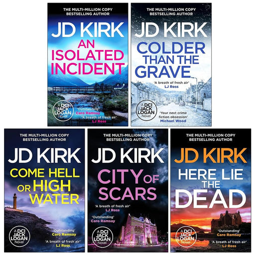 DCI Logan Crime Thrillers (Book 11-15) by JD Kirk 5 Books Collection Set - Fiction - Paperback Fiction Canelo