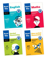 Bond 11+ Assessment Practice Papers for Year 5-6 (Book 2) 4 Books Set - Ages 10-11+ - Paperback 9-14 OUP Oxford
