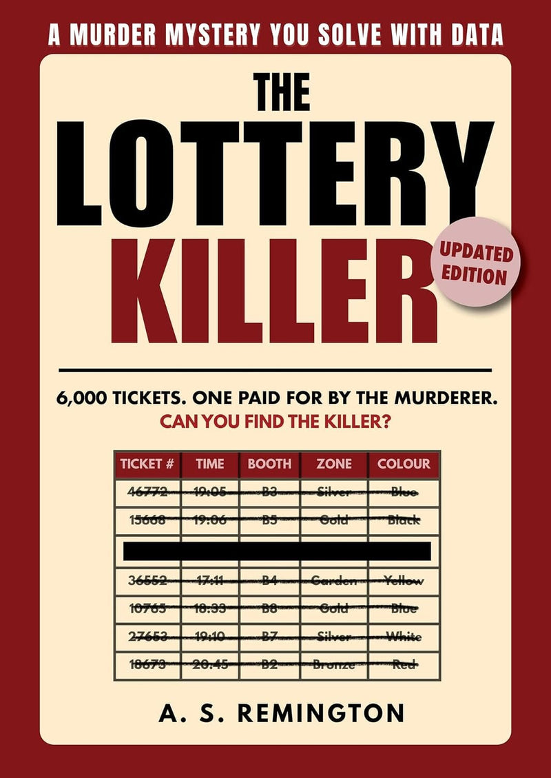 The Lottery Killer: An Immersive Murder Mystery Logic Puzzle by A. S. Remington - Fiction - Paperback Fiction Murdoch Books