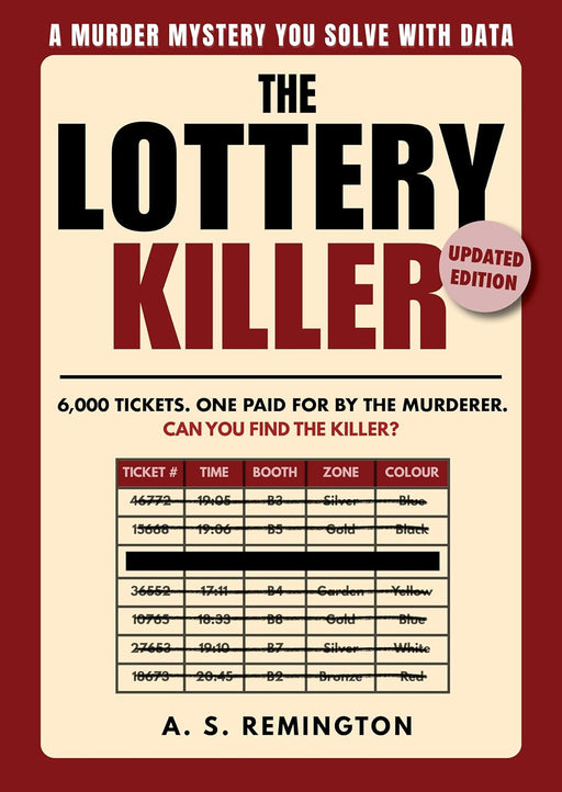 The Lottery Killer: An Immersive Murder Mystery Logic Puzzle by A. S. Remington - Fiction - Paperback Fiction Murdoch Books