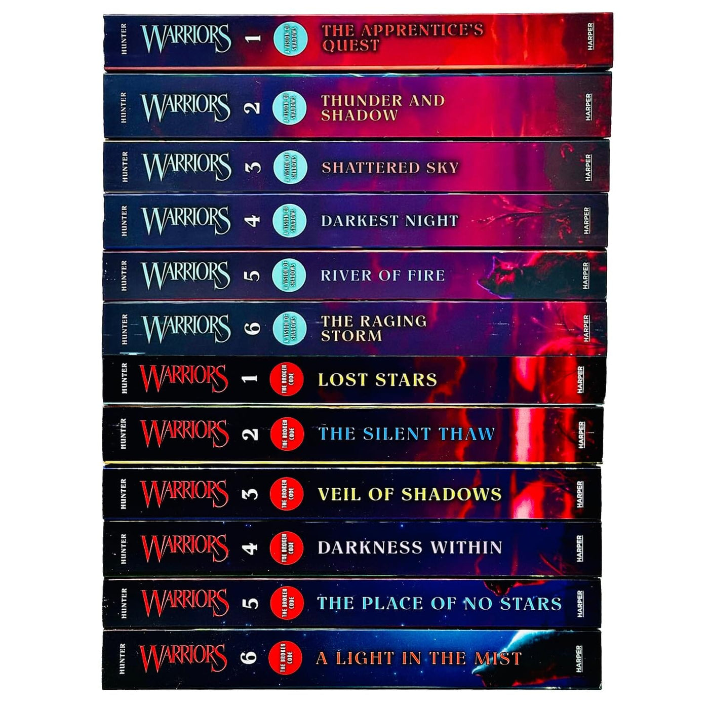 Warrior Cats by Erin Hunter: Series 6 & 7 (A Vision of Shadows & The B ...