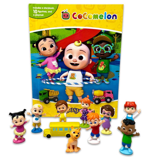 Cocomelon My Busy Books: Includes a storybook, 10 figurines and a playmat - Ages 3-5 - Hardback 3-5 Phidal Publishing