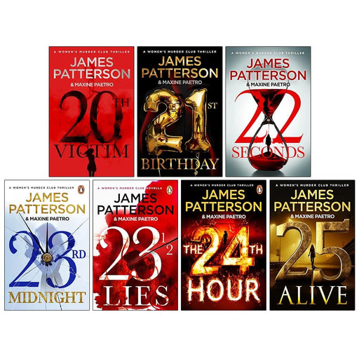 Women's Murder Club Series (Book 20-25, 23 1/2) by James Patterson: 7 Books Collection Set - Fiction - Paperback Fiction Penguin Random House