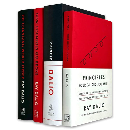 Ray Dalio Collection (Principles: Life and Work, The Changing World Order, How Countries Go Broke & Guided Journal) 4 Books Set - Non Fiction - Hardback Non-Fiction Simon & Schuster