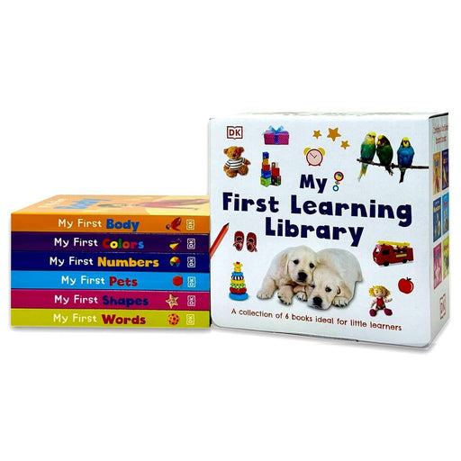 DK: My First Learning Library 6 Books Collection Box Set - Ages 0-5 - Board Book 0-5 DK