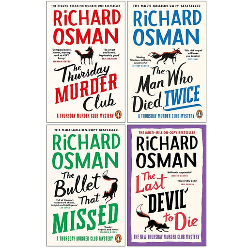 Thursday Murder Club by Richard Osman 4 Books Collection Set - Fiction - Paperback Fiction Penguin