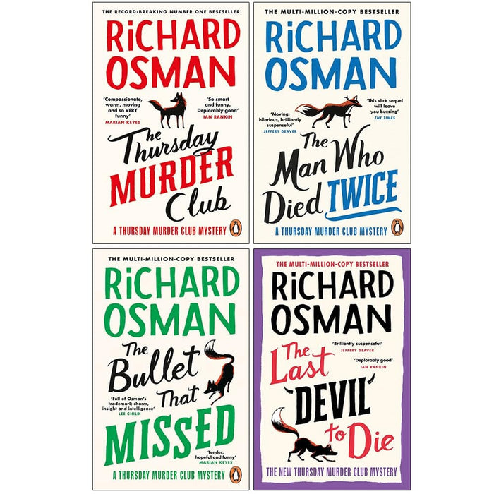 Thursday Murder Club by Richard Osman 4 Books Collection Set - Fiction - Paperback Fiction Penguin