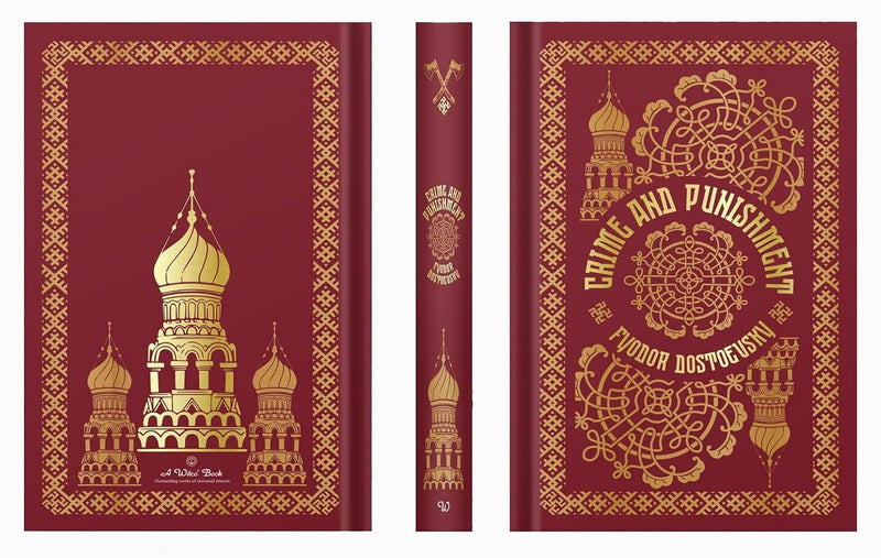 Crime And Punishment By Fyodor Dostoevsky - Fiction - Leather Bound/Hardback Fiction Wilco Books